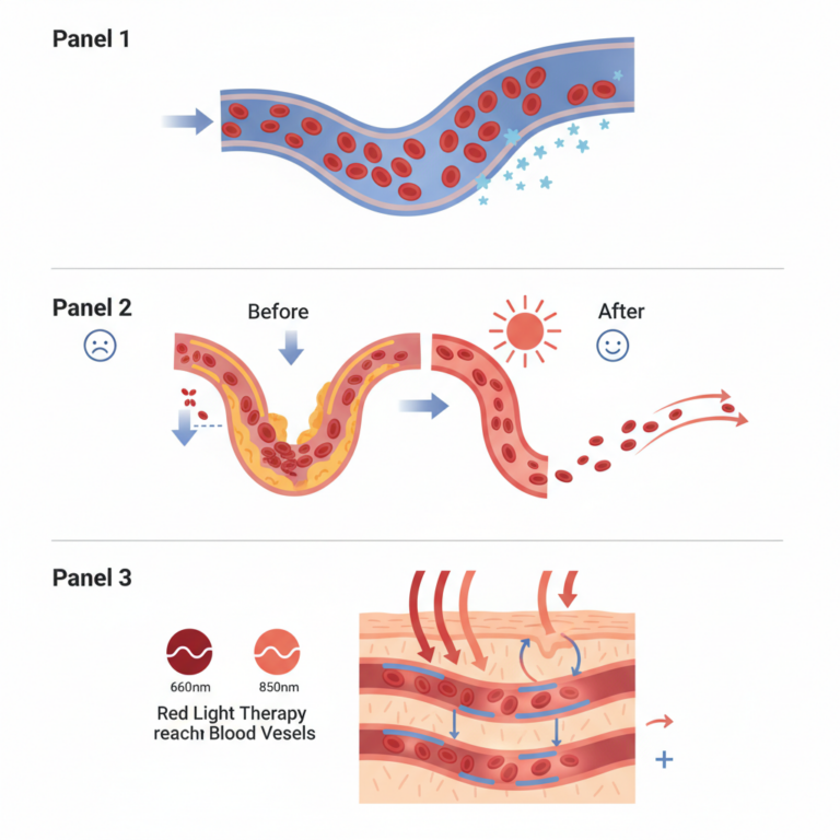 紅光顯著降低循環阻塞風險！匹茲堡大學最新研究帶來心血管健康新希望