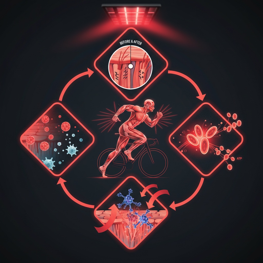 紅光照護提升運動表現！從中國運動員到 2025 最新統合分析，紅光運動恢復的完整科學