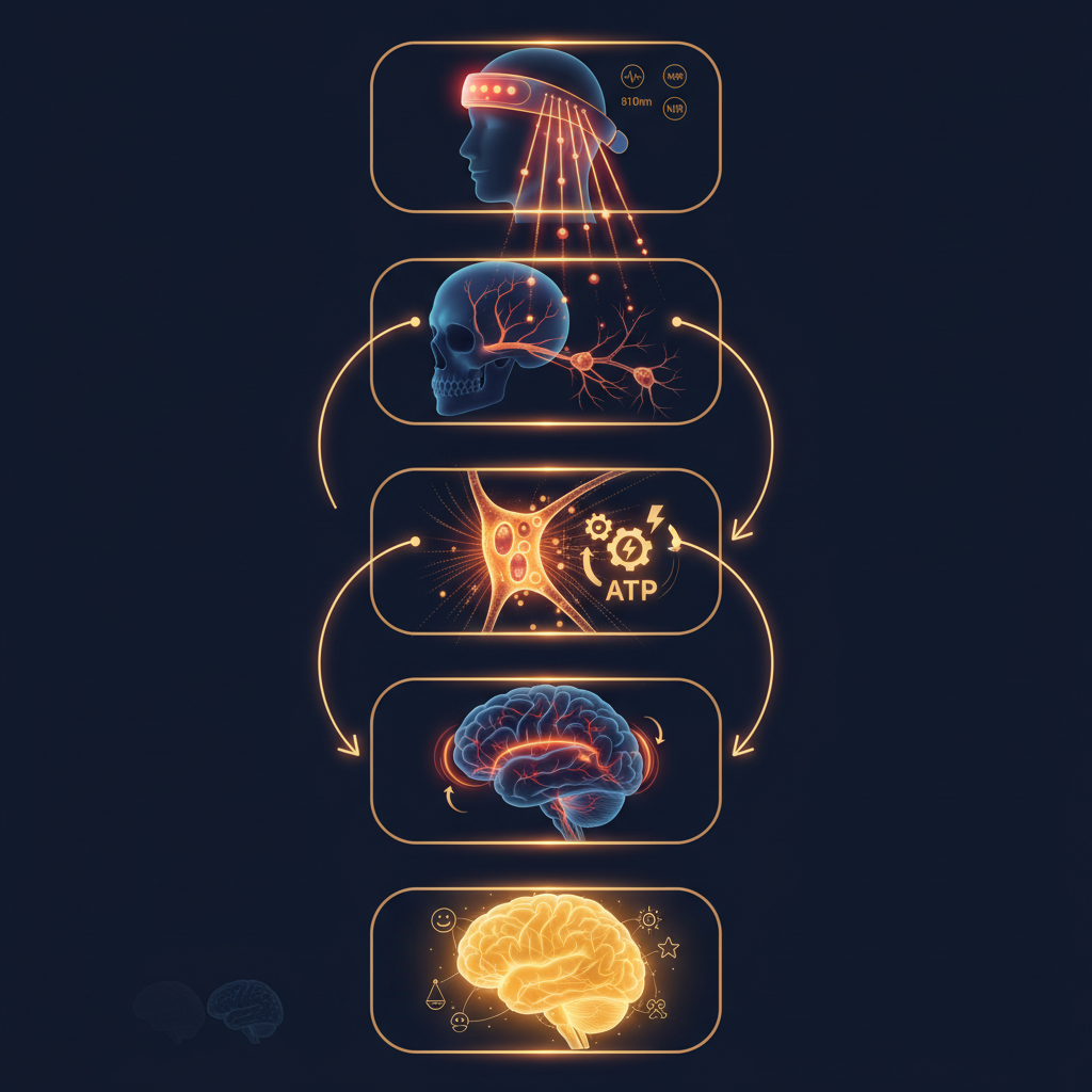 紅光照護與情緒低落:2025 年雙盲研究觀察經顱光生物調節對焦慮與低落指數的影響